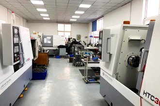 CNC lathe workshop