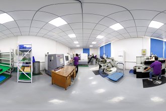 CNC lathe and outer circle grinding workshop